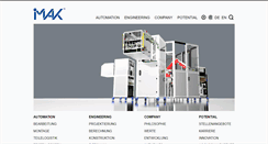 Desktop Screenshot of imak-group.com